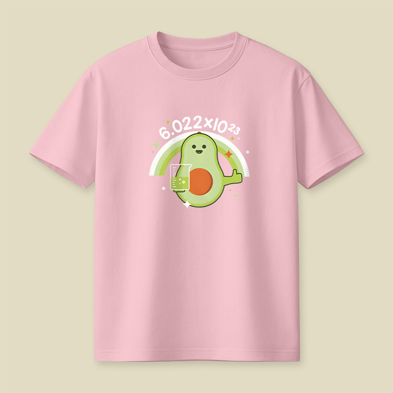 Avocado Avogadro’s Number Playful T-Shirt