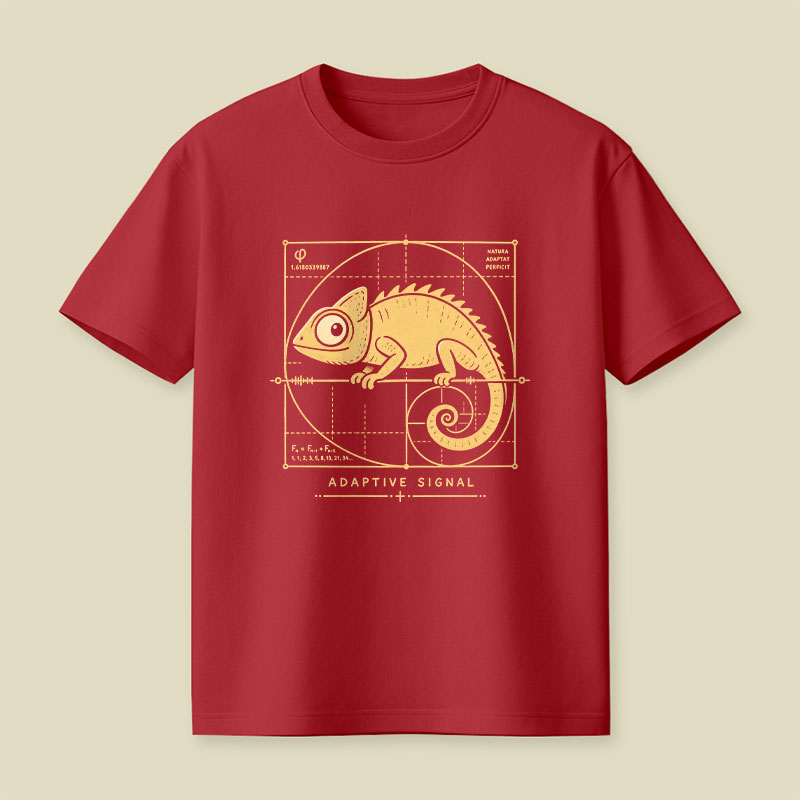 Adaptive Signal - Golden Ratio Chameleon Playful T-Shirt