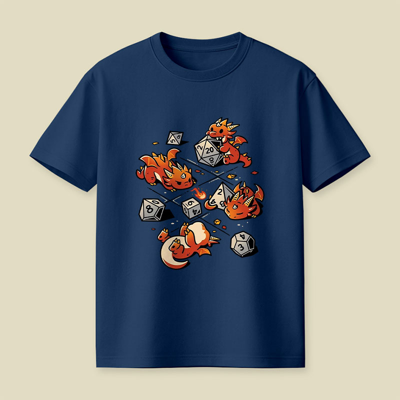 Tiny Dragons Party Playful T-Shirt