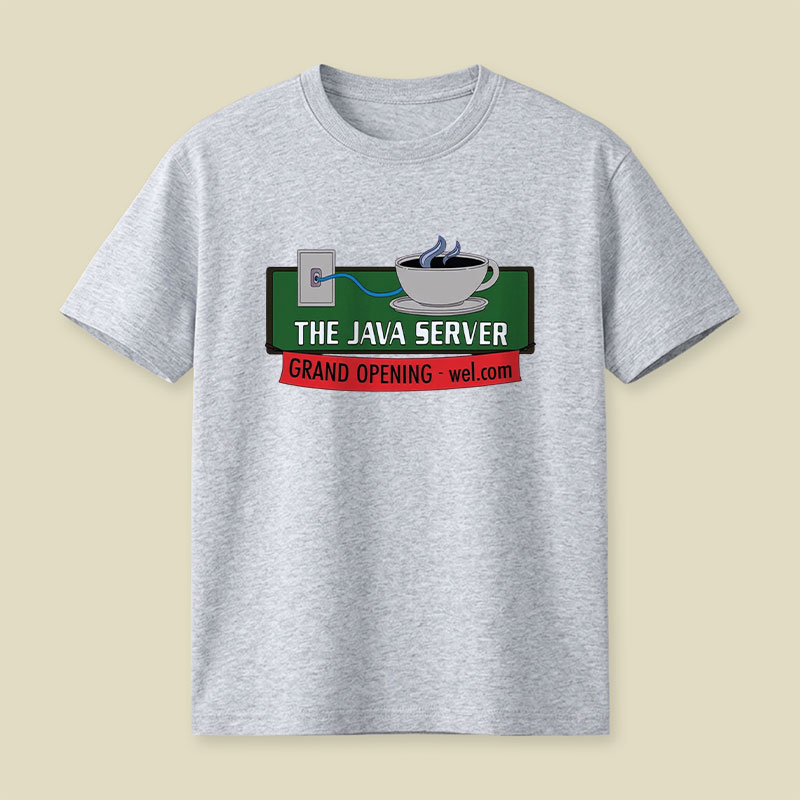 The Java Server Try-ceratops Playful T-Shirt