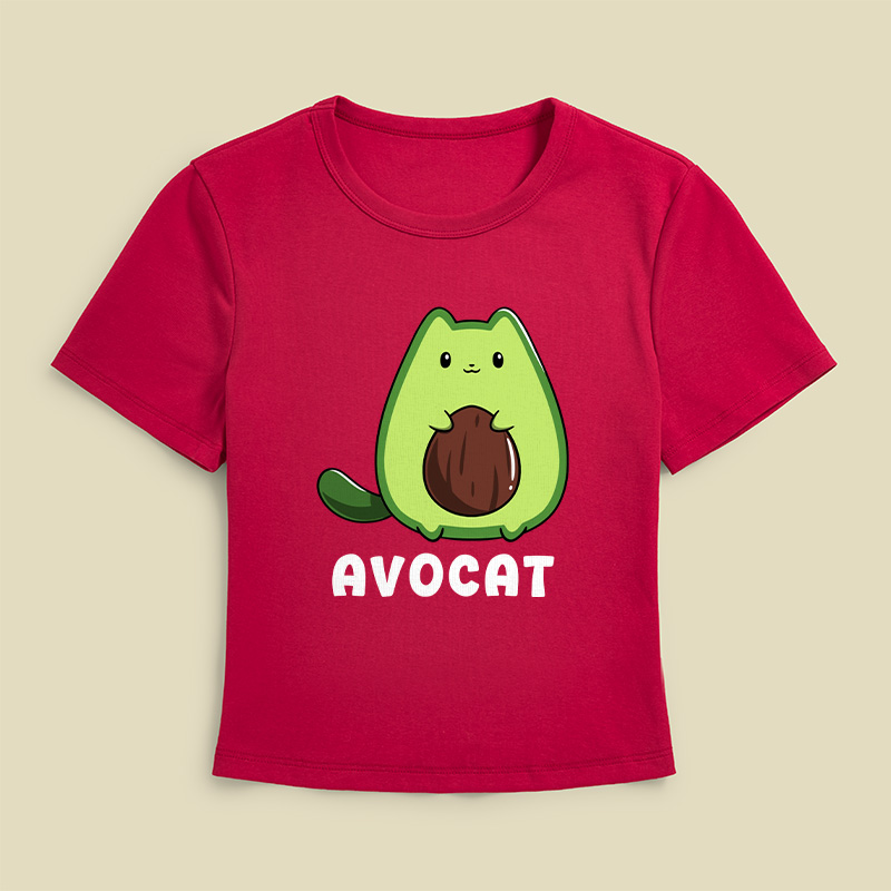 Cute Avocat Geek Baby Tee