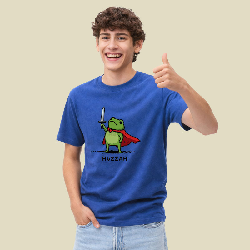 Huzzah Frog Playful T-Shirt