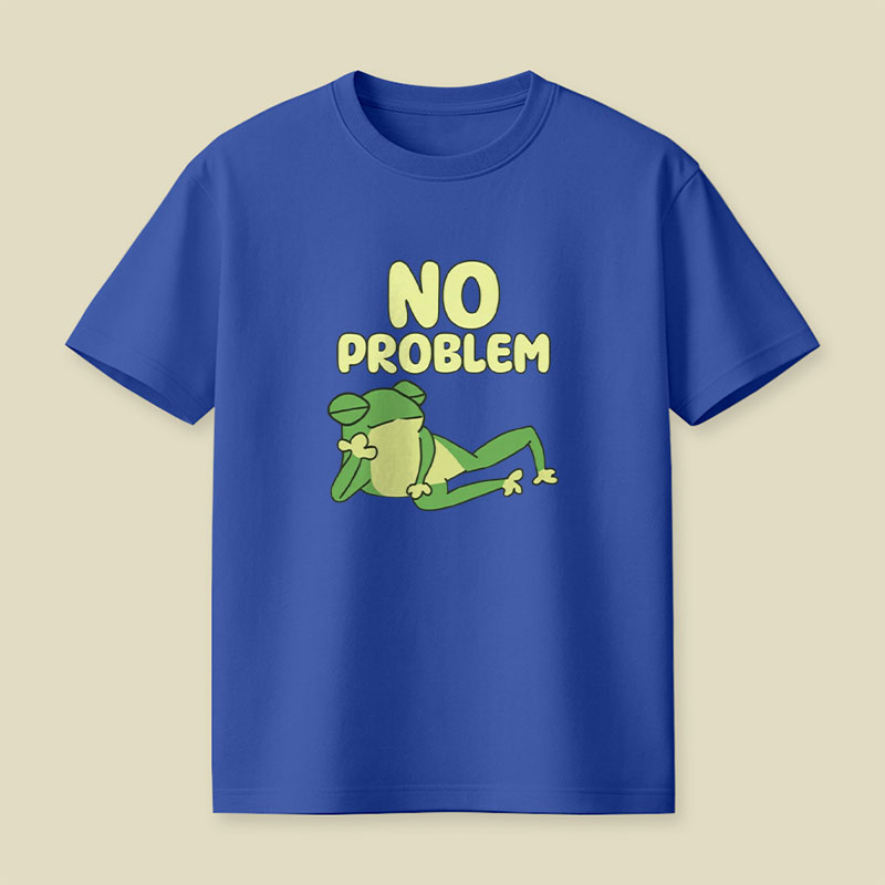 No Problem Frog Playful T-Shirt