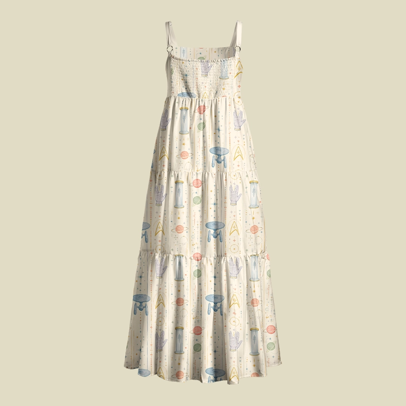 Starship Yellow Playful Maxi Dress