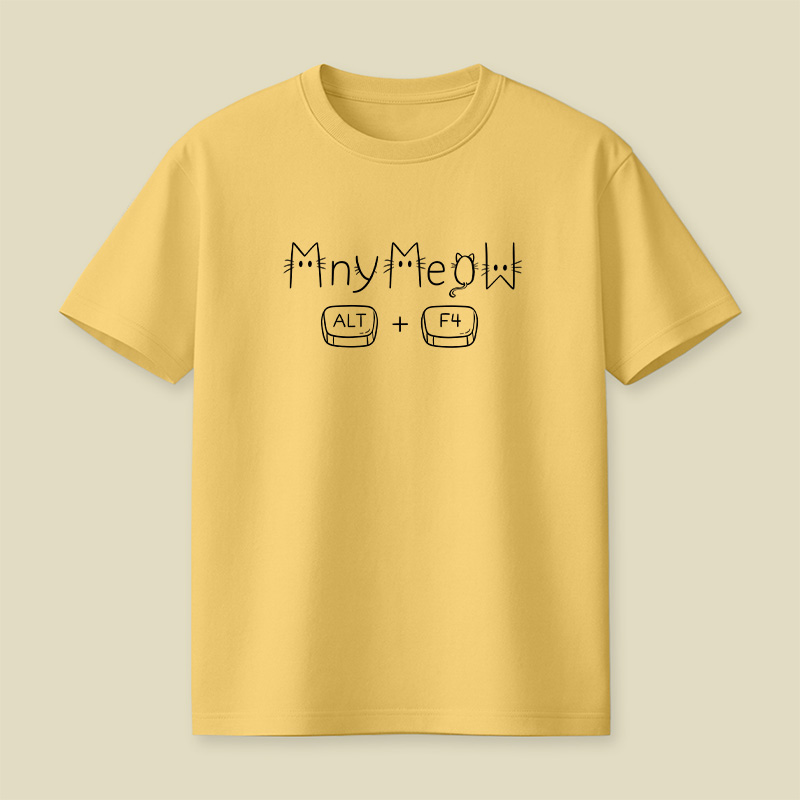 Coder Cat Pun Playful T-Shirt