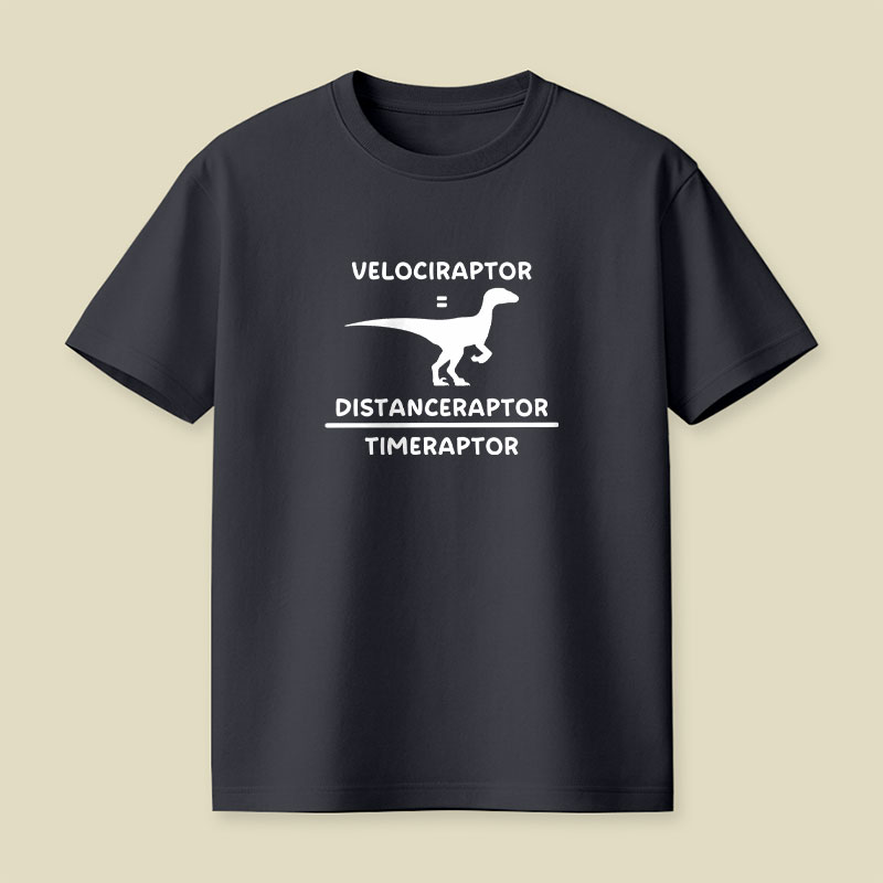 Velociraptor Equation Playful T-Shirt