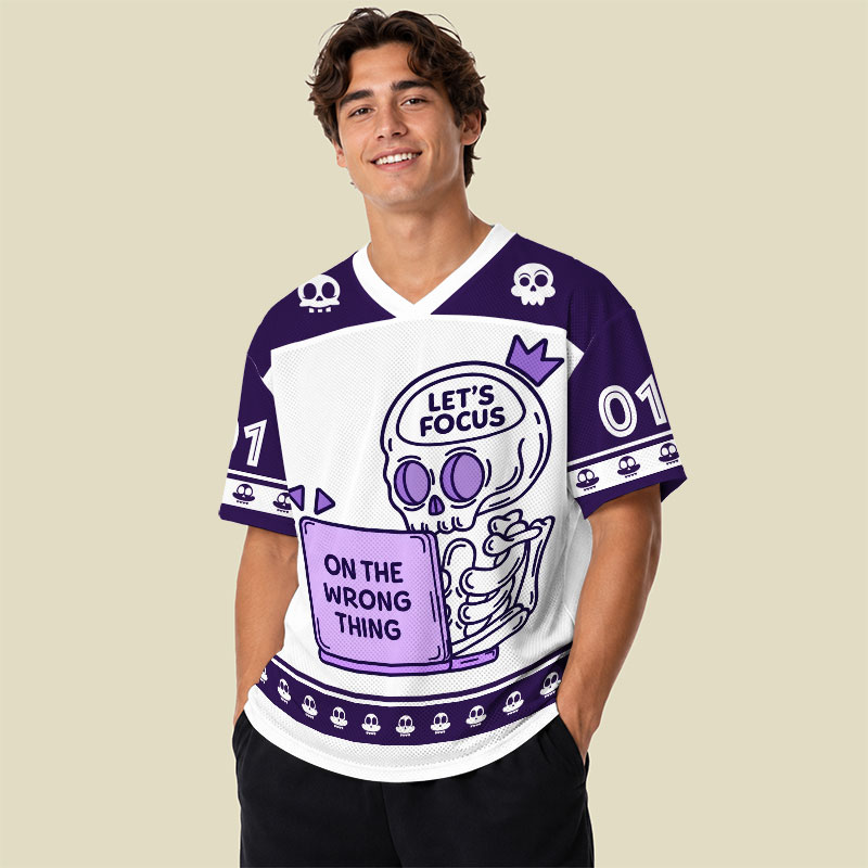 Focus On The Wrong Thing Playful Mesh Jersey