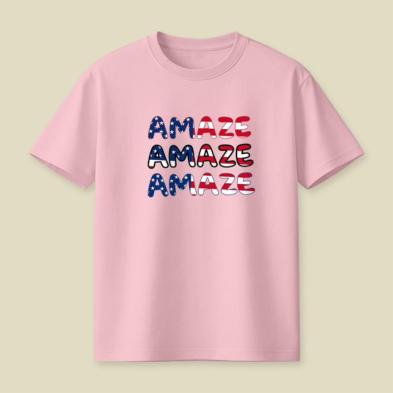 Space Rescue American Flag Playful T-Shirt