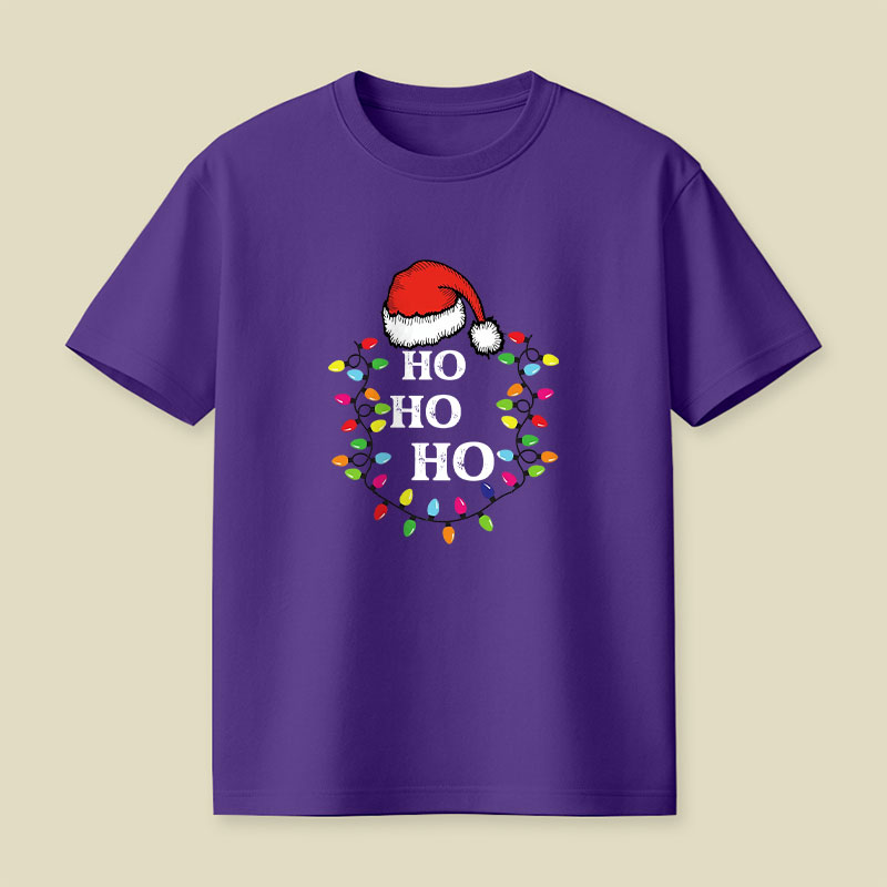 Ho Ho Ho Merry Christmas Playful T-Shirt