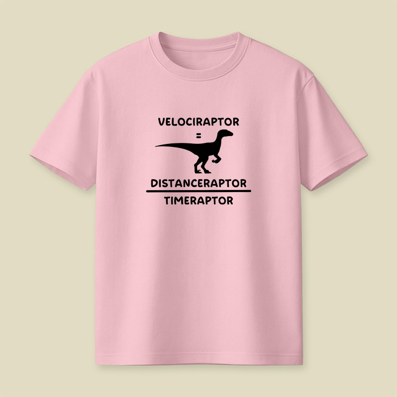 Velociraptor Equation Playful T-Shirt