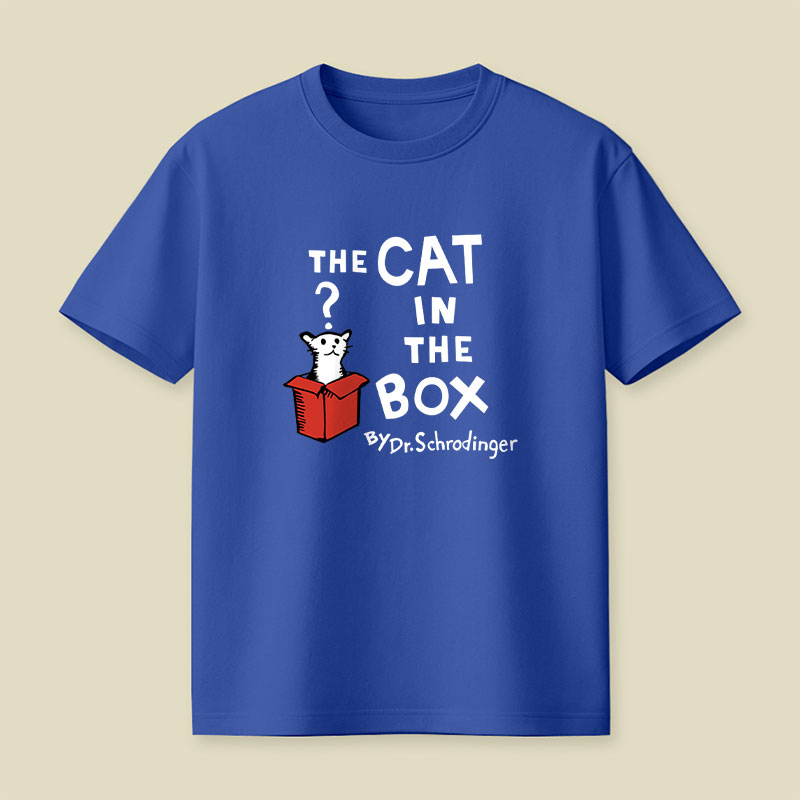 The Cat in the Box Playful T-Shirt
