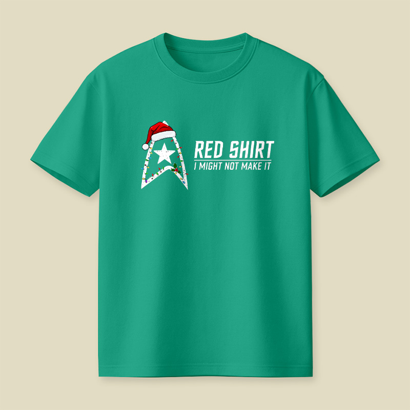 Retro Uniform Funny Quote Christmas Playful T-Shirt