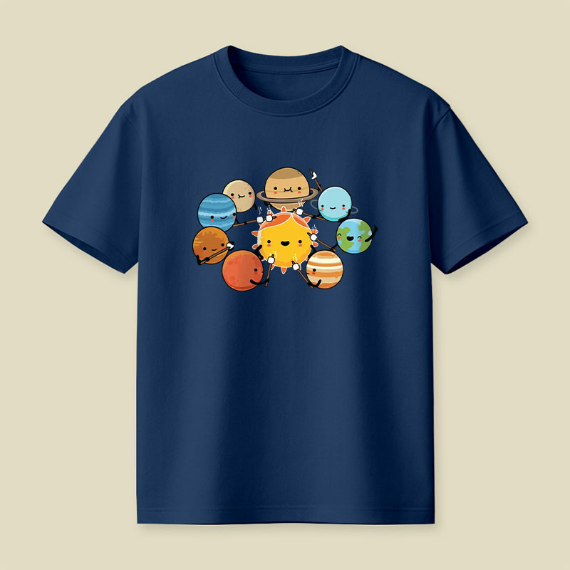 Planets Camping Playful T-Shirt