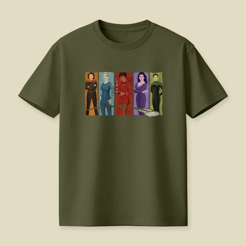Legendary Space Heroines Playful T-Shirt