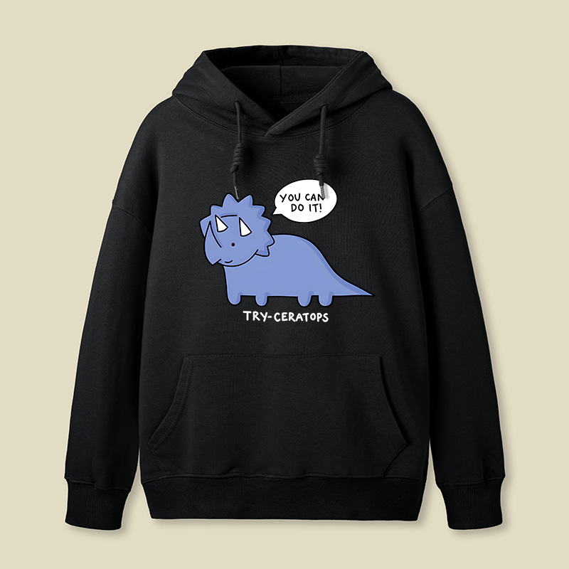 Try-ceratops Geek Hoodie