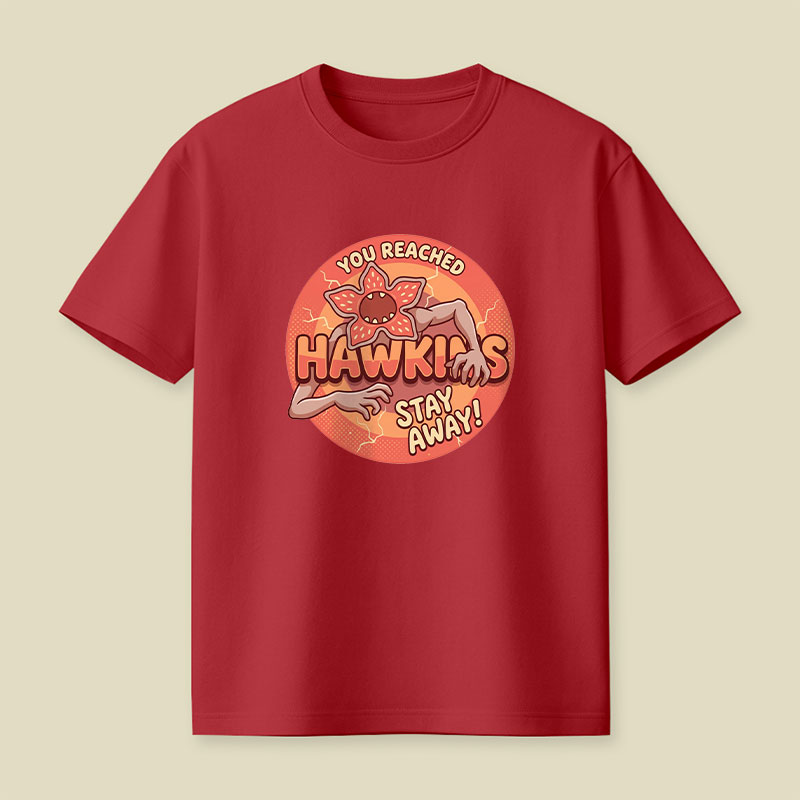 Stay Away from Hawkins Playful T-Shirt