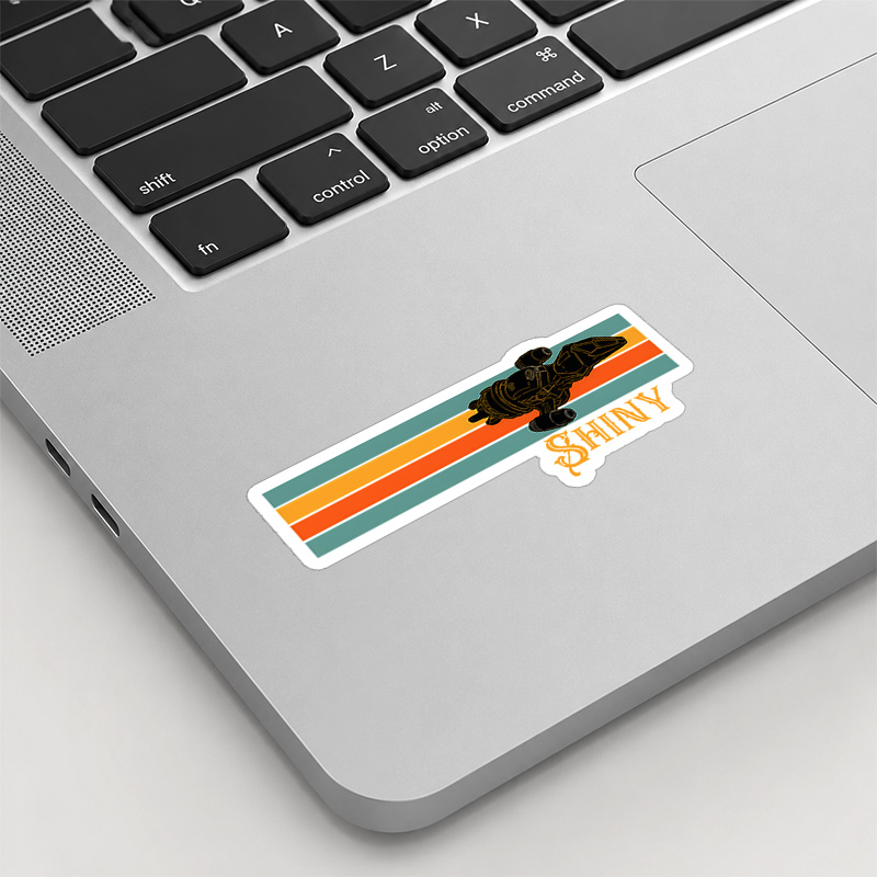 Retro Shiny Playful Sticker