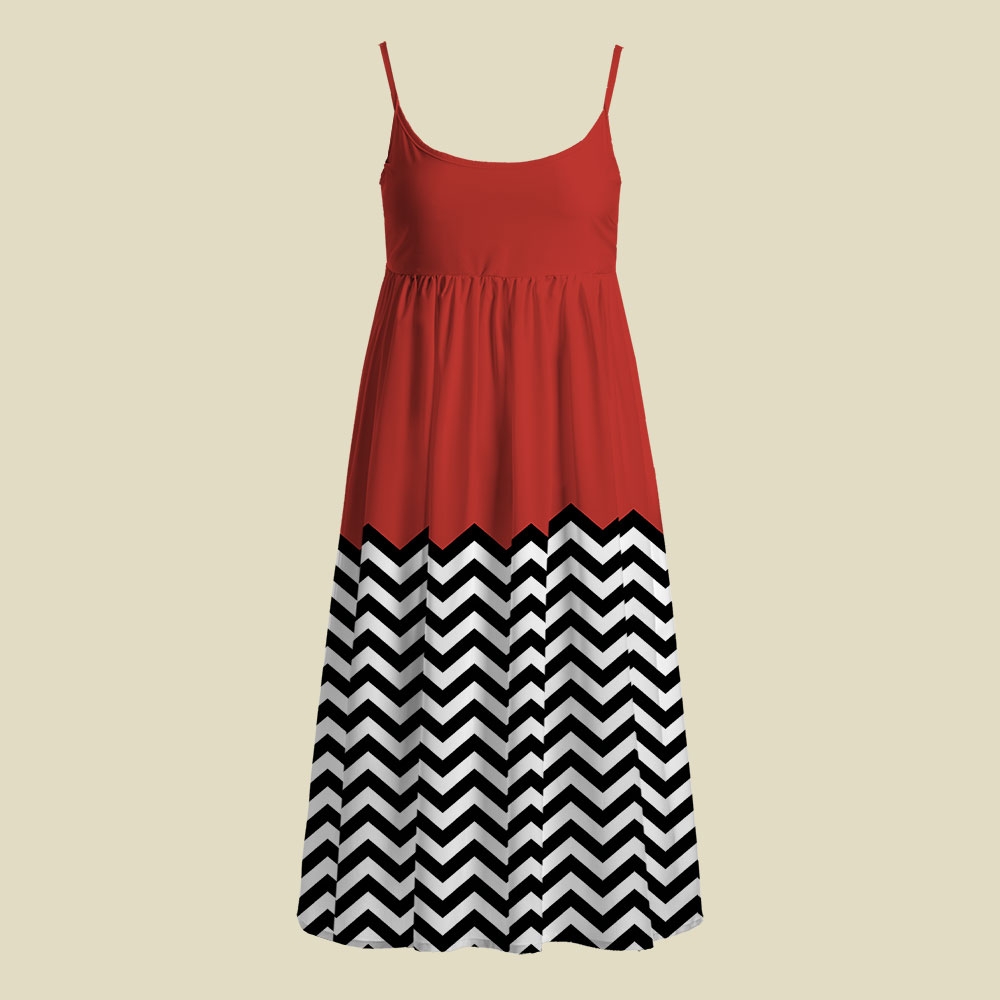 Twin Peaks Funny Camisole Midi Dress