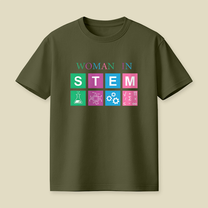 Woman In STEM Playful T-Shirt
