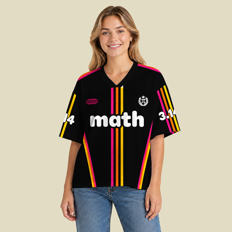 The Only Subject That Counts Math Playful Mesh Jersey