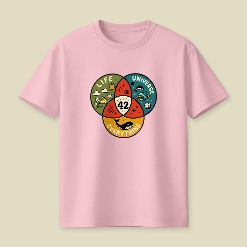 Life The Universe And Everything 42 Playful T-Shirt