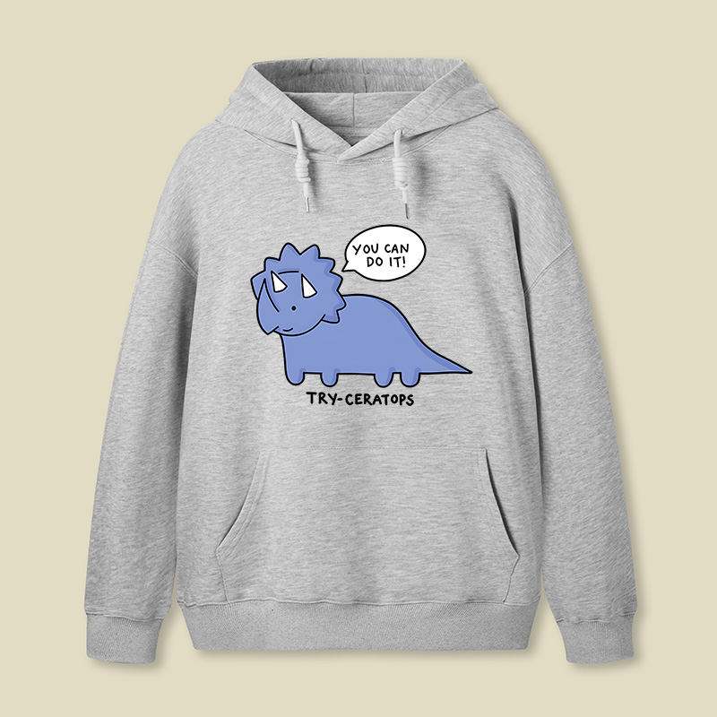 Try-ceratops Geek Hoodie