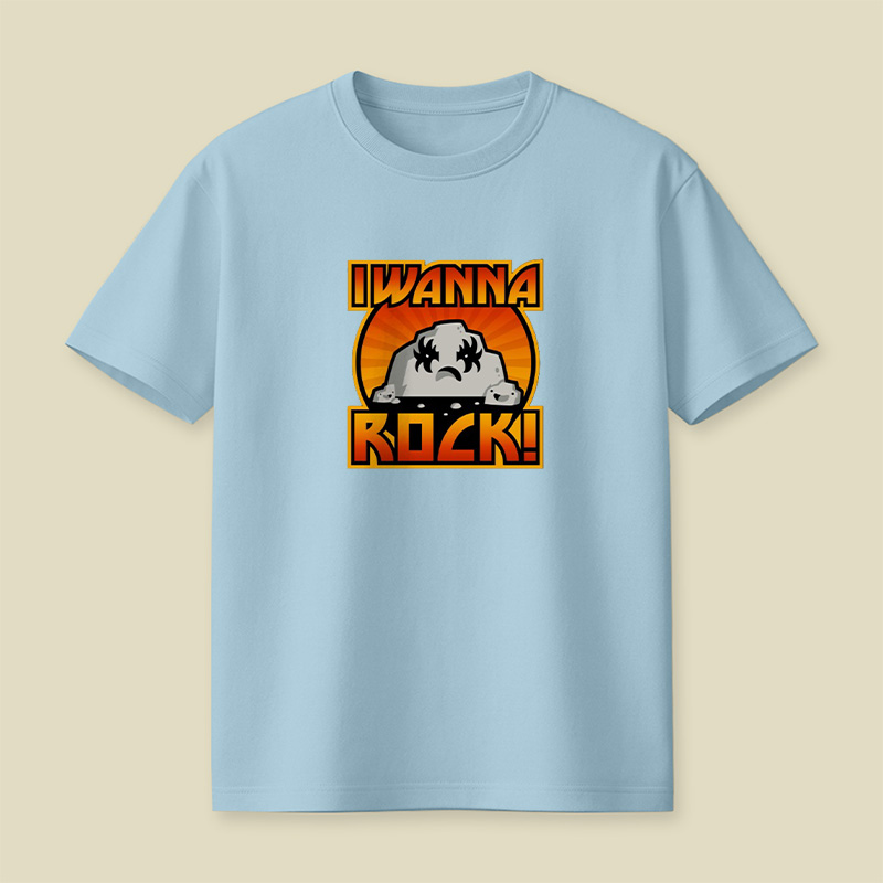 I Wanna Rock Rock Playful T-Shirt