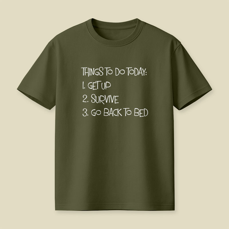 Things To Do Today Playful T-Shirt