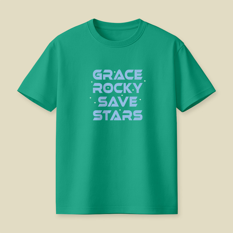 Grace Rocky Save Stars Playful T-Shirt