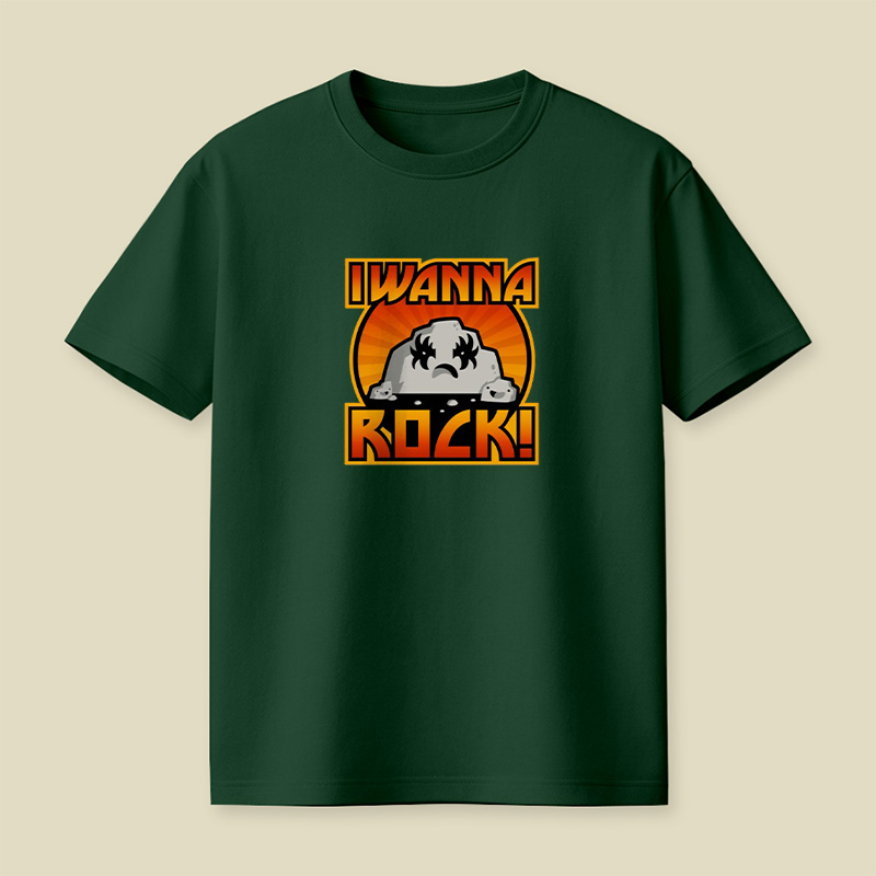I Wanna Rock Rock Playful T-Shirt