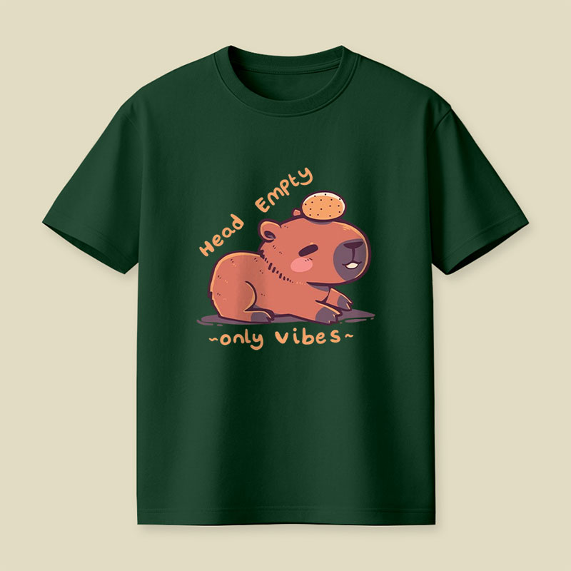 Head Empty Capybara Playful T-Shirt