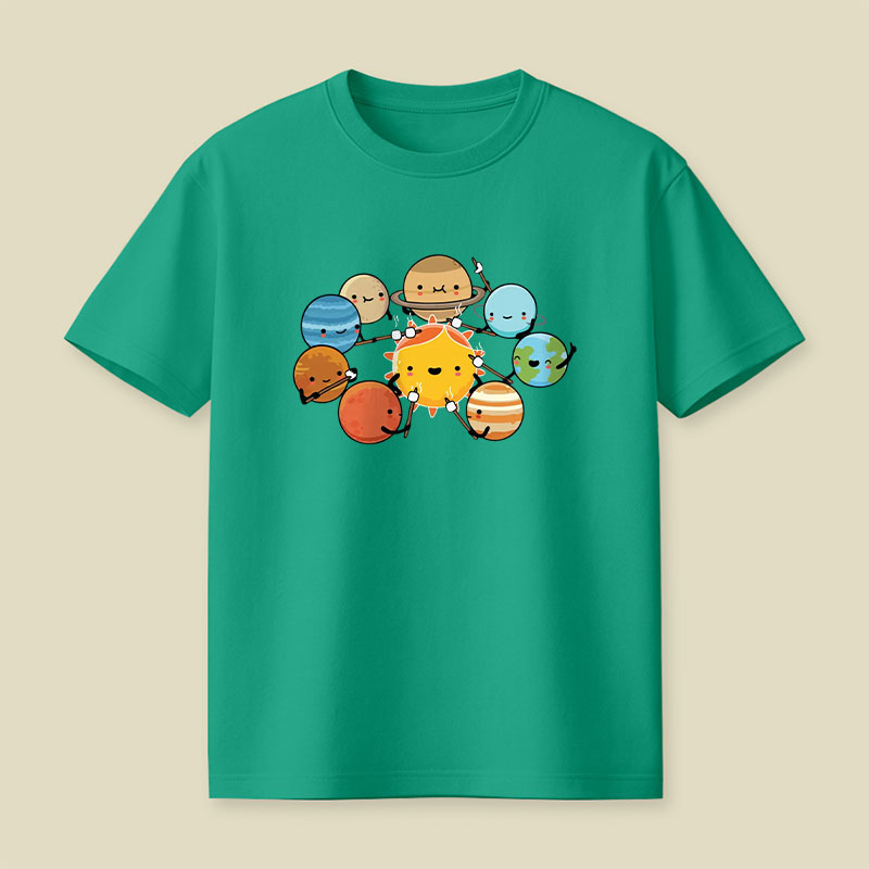 Planets Camping Playful T-Shirt