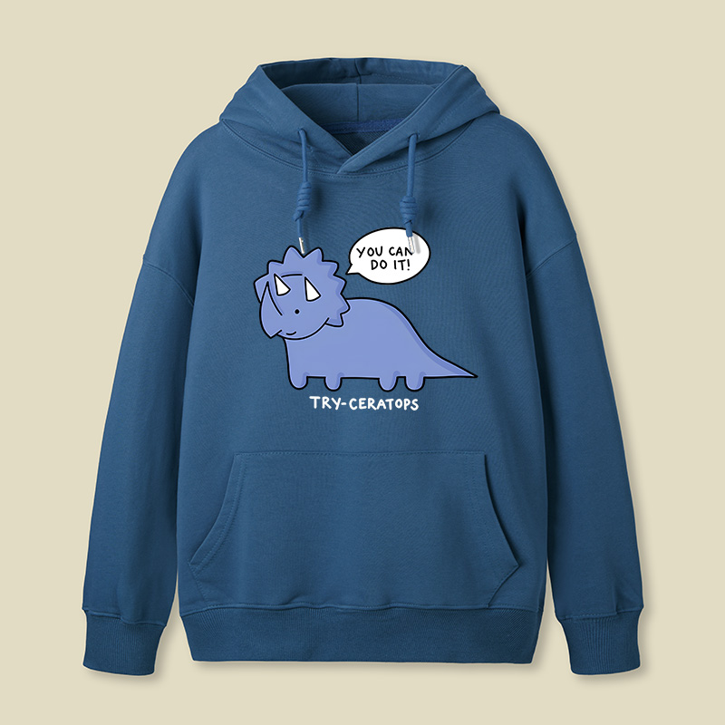 Try-ceratops Geek Hoodie