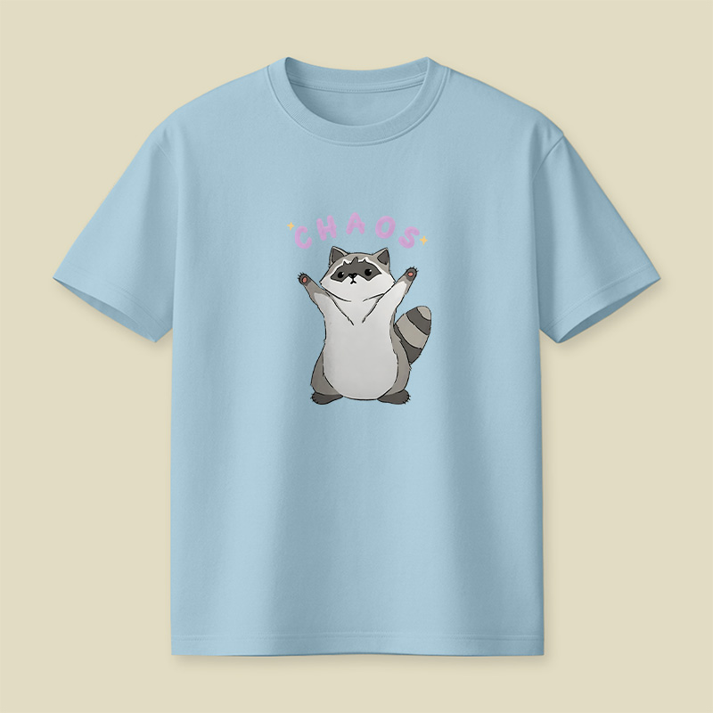 Chaos Raccoon Cute Playful T-Shirt
