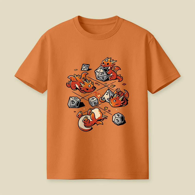 Tiny Dragons Party Playful T-Shirt