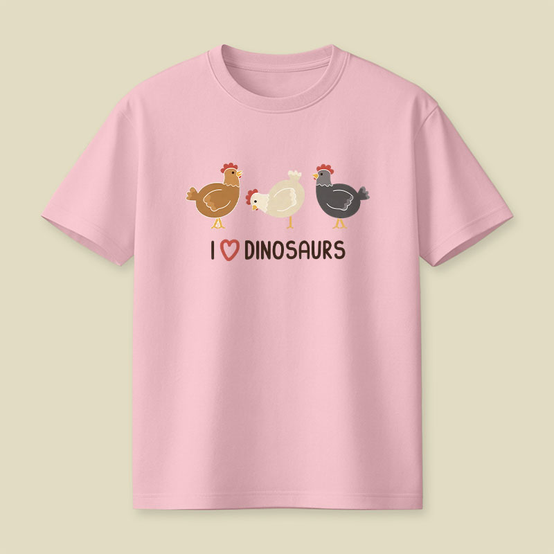 I Heart Dinosaurs Playful T-Shirt