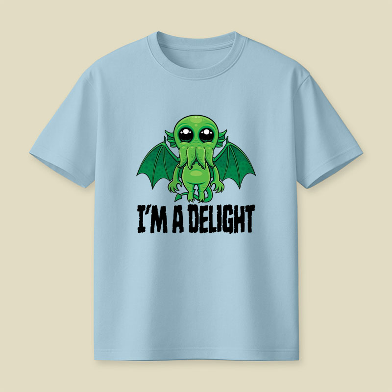 Delightfully Cute Cthulhu Monster Playful T-Shirt