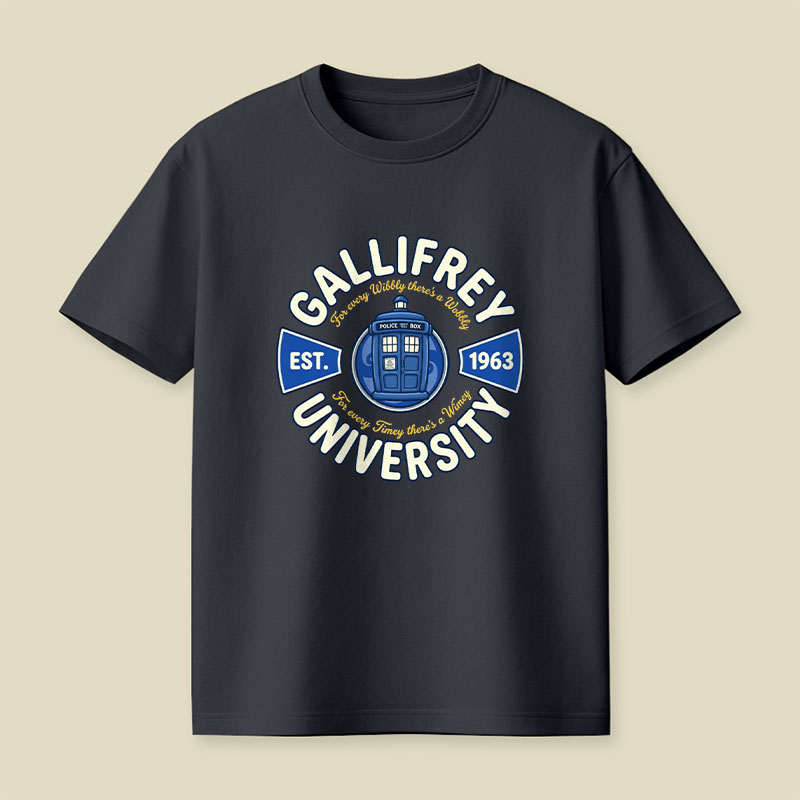 Gallifrey University Playful T-Shirt