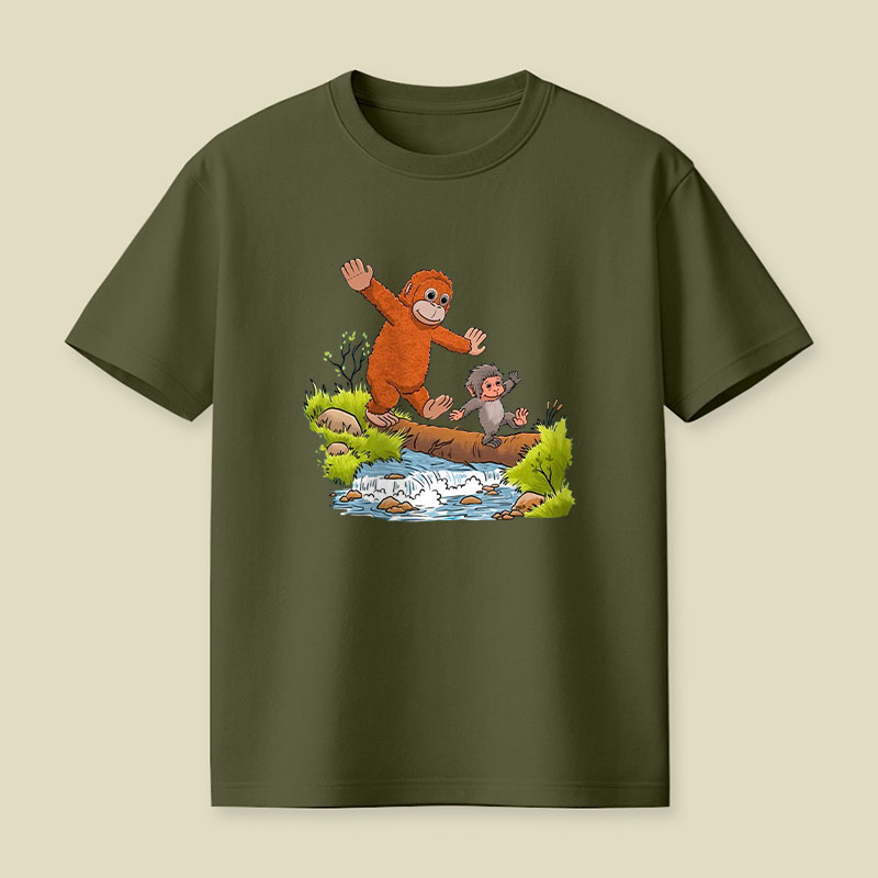 Punch Monkey play Playful T-Shirt