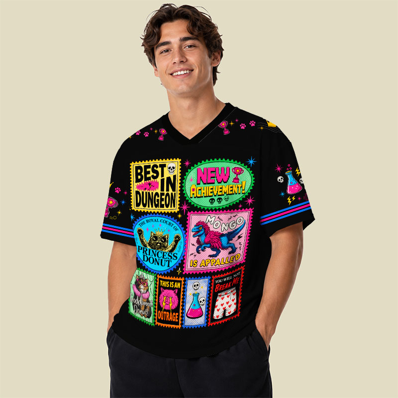 Dungeon Crawler Carl Stemp Playful Mesh Jersey