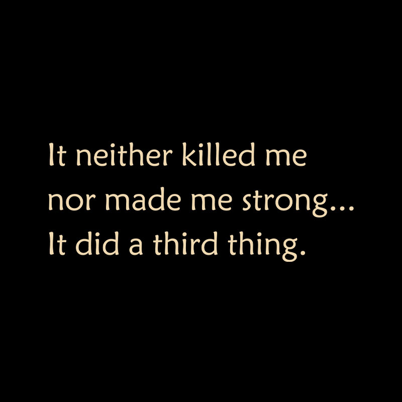 It Did A Third Thing Playful T-Shirt