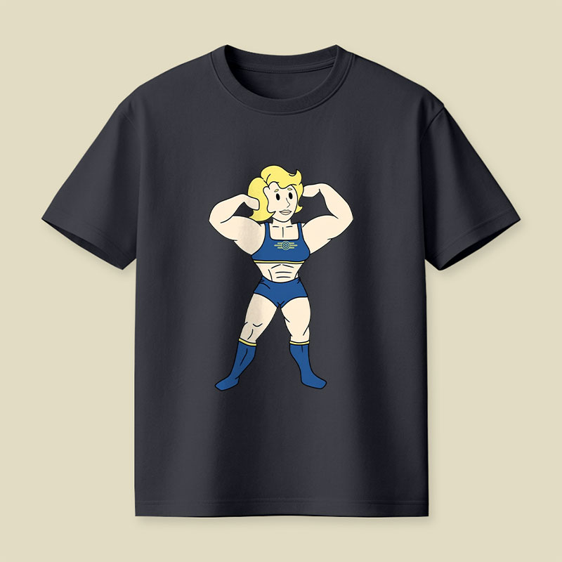VG Muscle Woman Playful T-Shirt