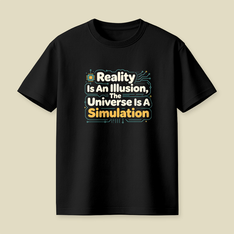Reality Is An Illusion The Universe Is A Simulation Playful T-Shirt
