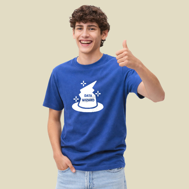 Data Wizard Playful T-Shirt