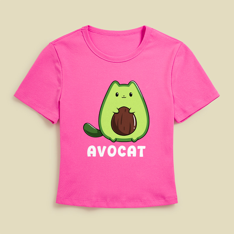 Cute Avocat Geek Baby Tee