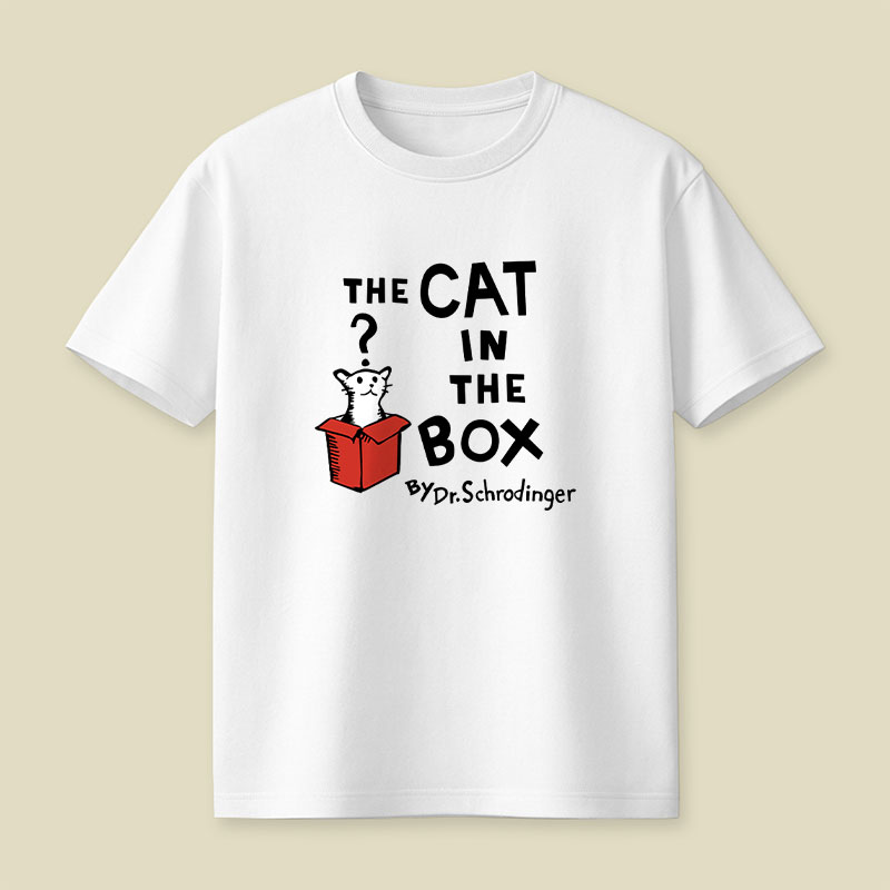 The Cat in the Box Playful T-Shirt