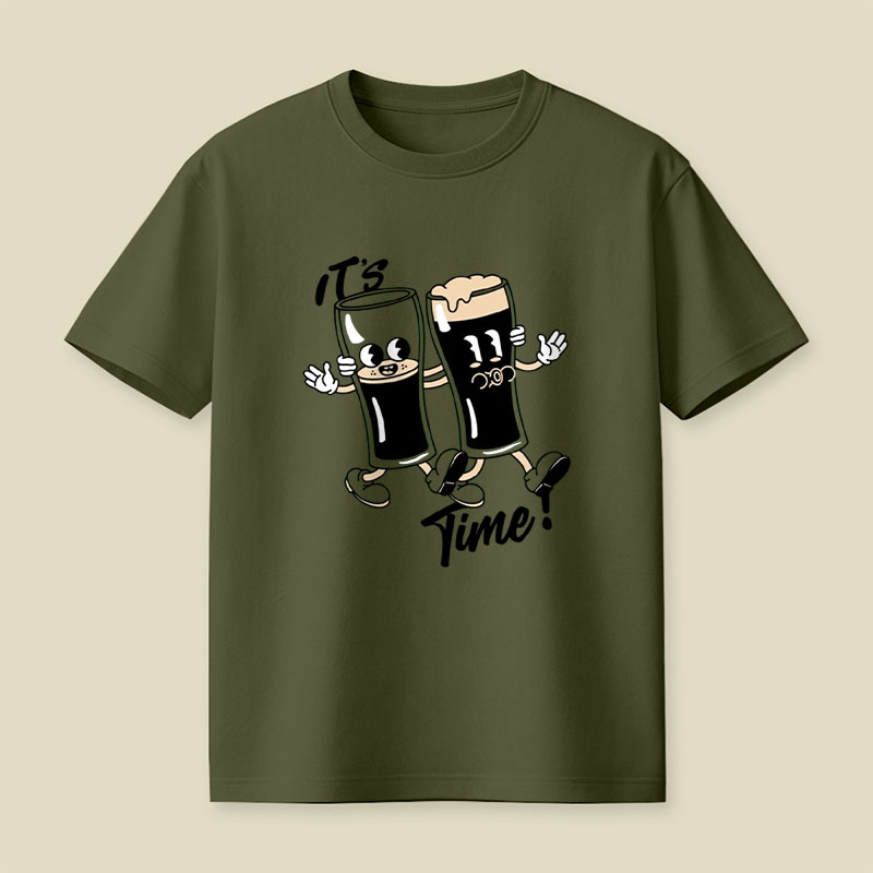 Its Drinking Time Playful T-Shirt