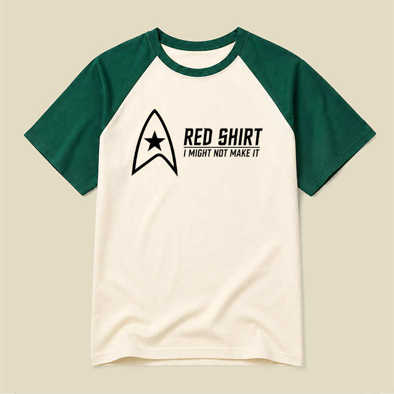 Retro Uniform Funny Quote Raglan T-shirt