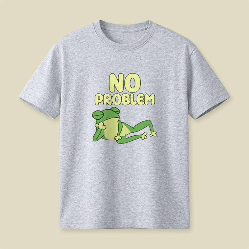 No Problem Frog Playful T-Shirt