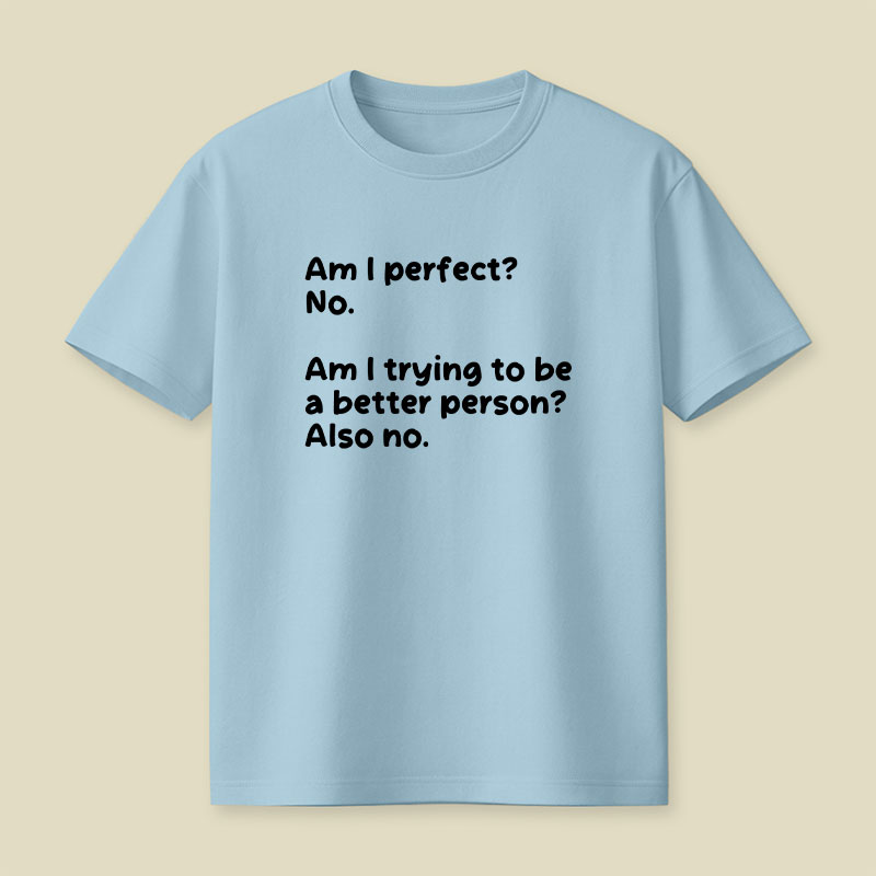 Am I Perfect No Playful T-Shirt